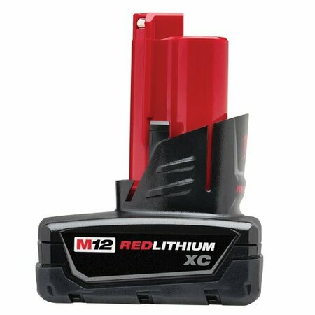 MILWAUKEE TOOL M12 Redlithium 12V Xc 3 Ah High Capacity Battery W/Large Base ML48-11-2402